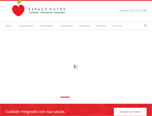 Tablet Screenshot of espaconutre.com.br